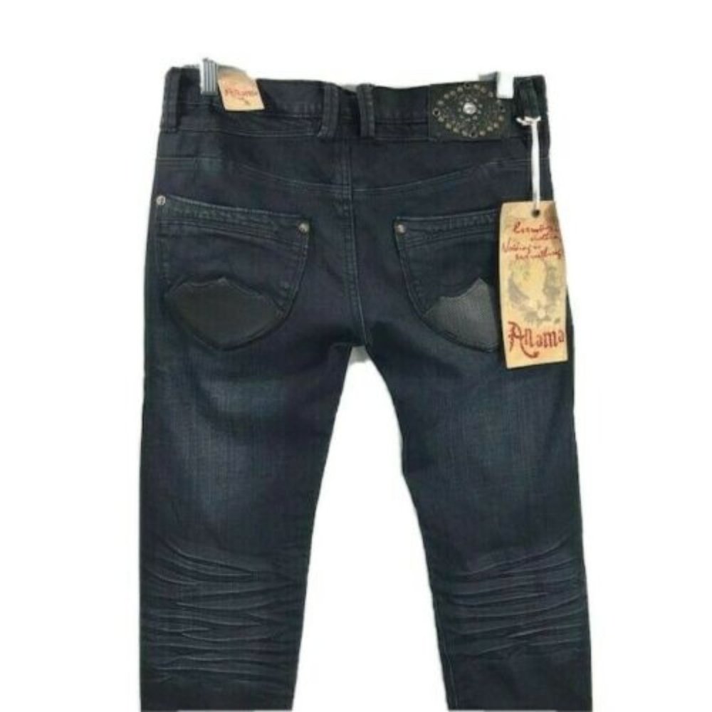 Anama Juniors Black Jeans Rhinestone Embellished